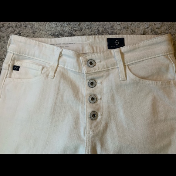 AG Adriano Goldschmied - The Farrah Skinny Ankle Button Up High Rise - Size 25 - Picture 4 of 14